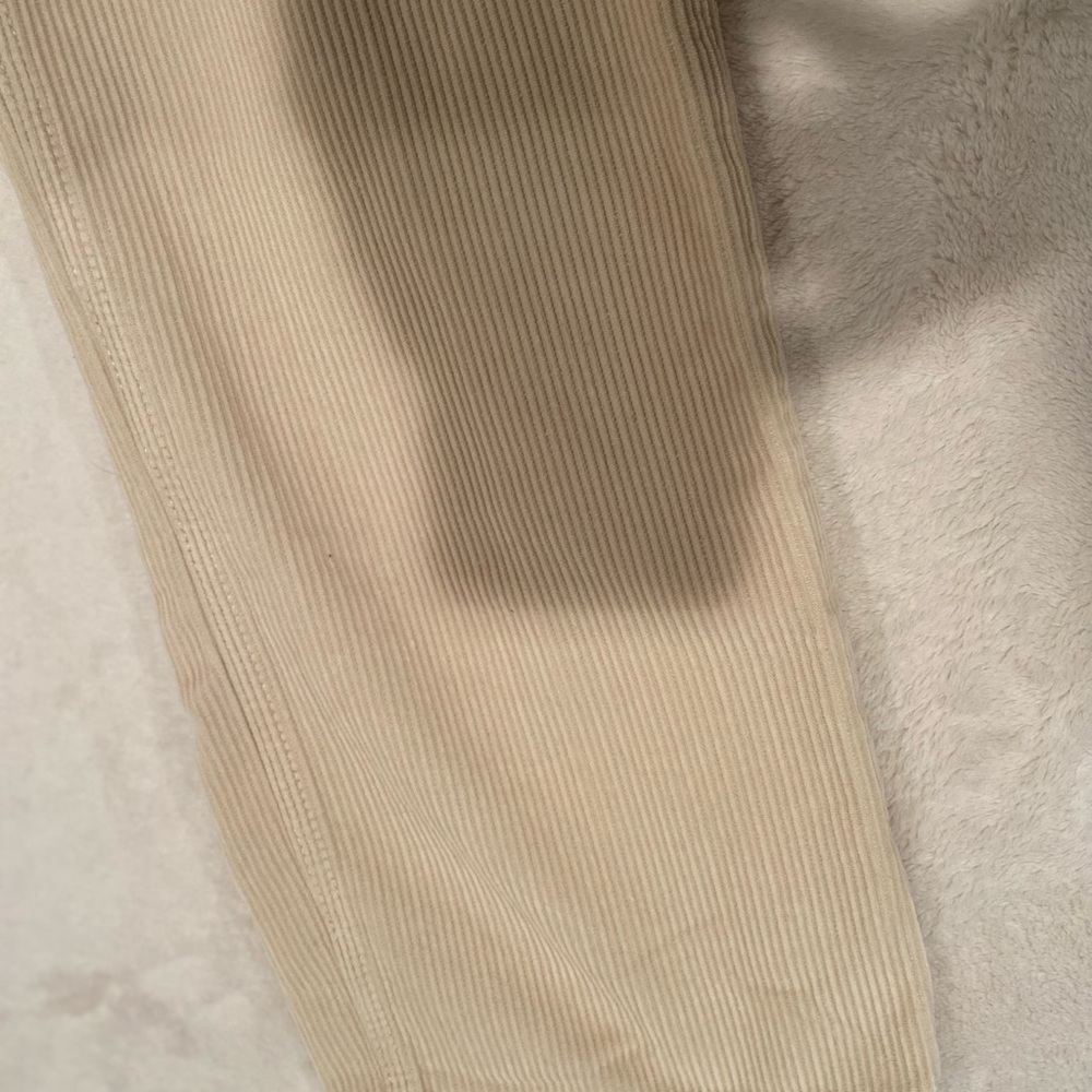 Cream corduroy button pants - Picture 10 of 12